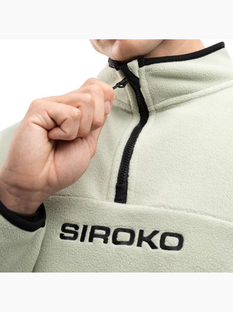 Felpa in pile spessa da uomo sport invernali uomo myoko Verde - Kiabi