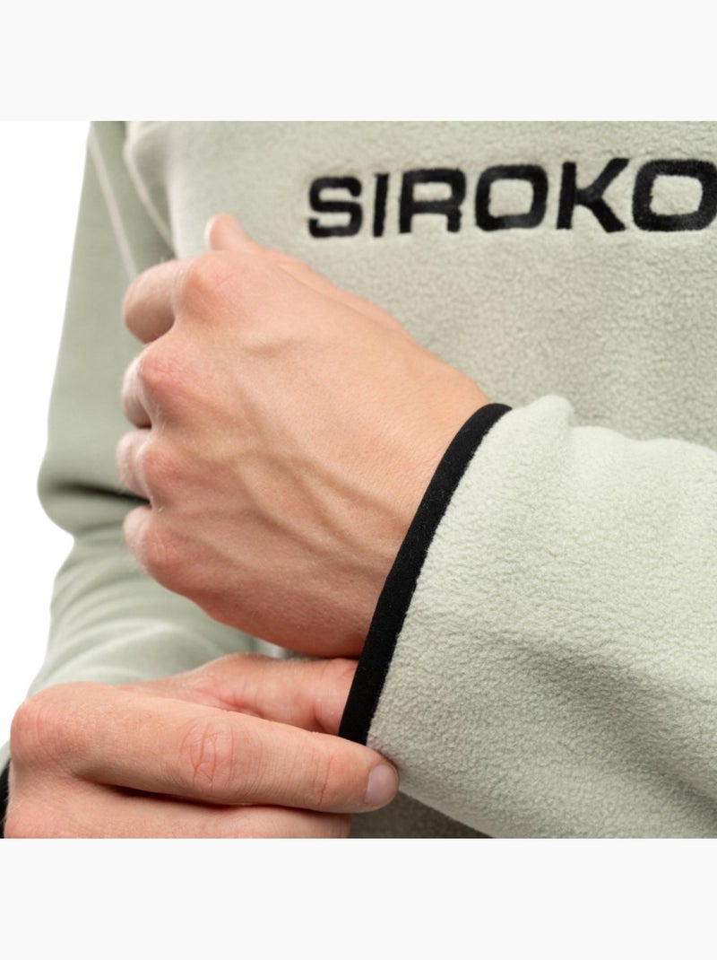 Felpa in pile spessa da uomo sport invernali uomo myoko Verde - Kiabi