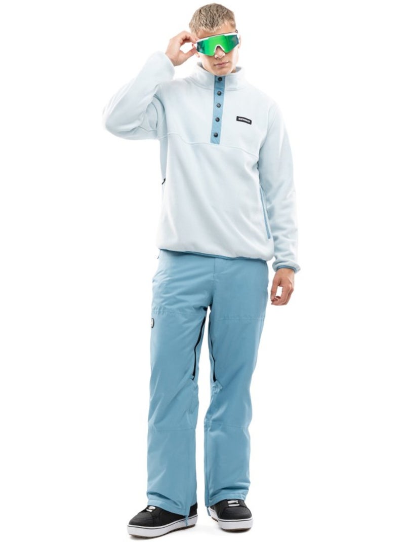 Felpa in pile spessa da uomo sport invernali uomo nagano Blu - Kiabi