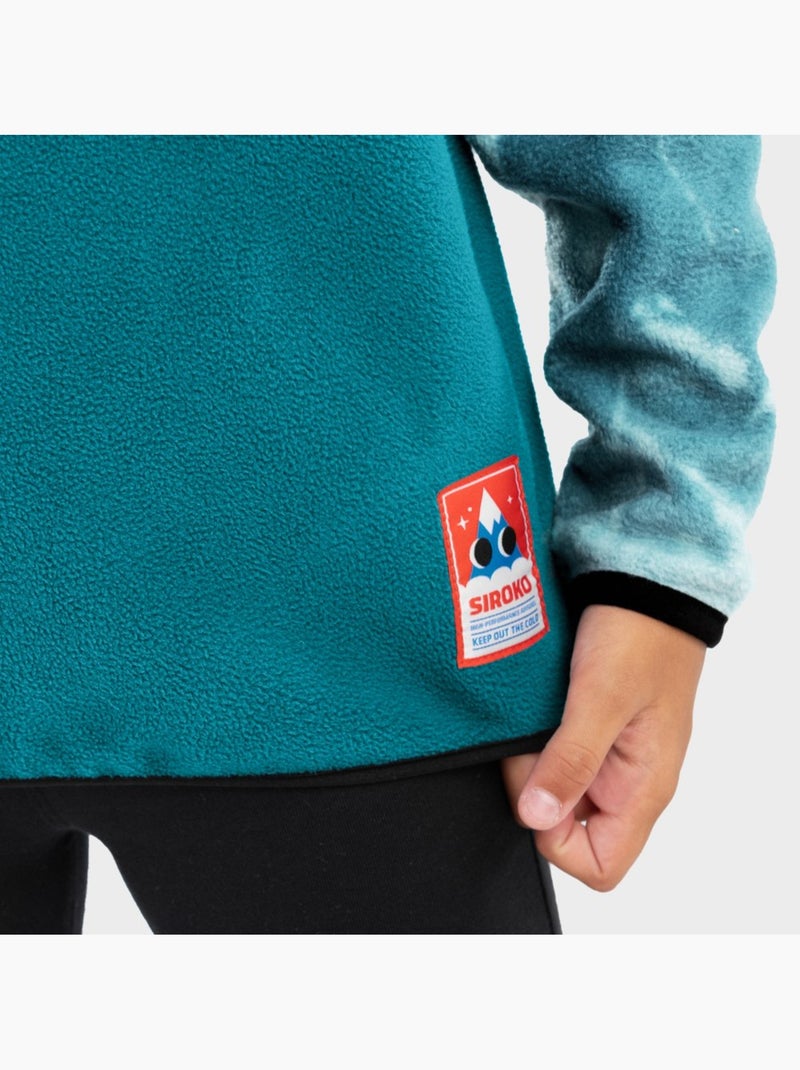 Felpa in pile spessa per bambine sport invernali bambini e bambine jumbo-g Verde - Kiabi
