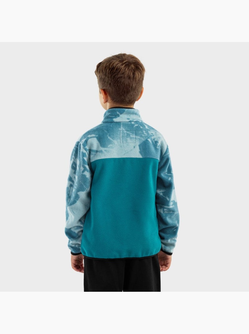 Felpa in pile spessa per bambini sport invernali bambini e bambine jumbo Verde - Kiabi