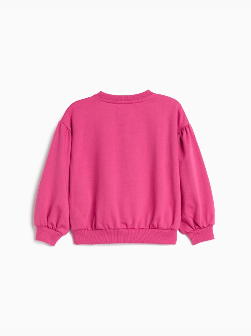 Felpa in pile stampata, mo fashion Rosa - Kiabi