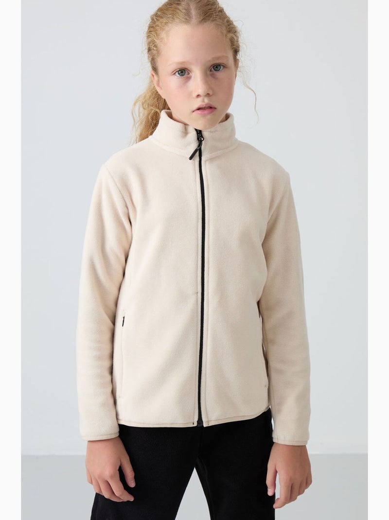 Felpa in poliestere tommy Crema - Kiabi