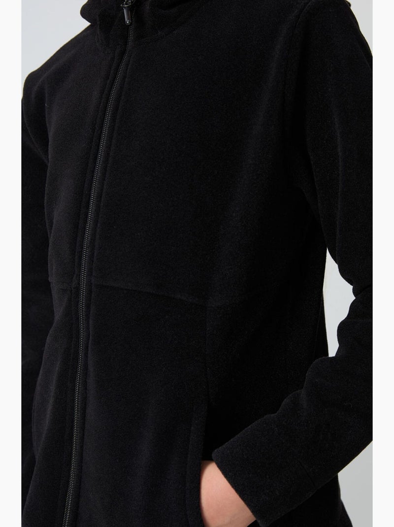 Felpa in poliestere tommy Nero - Kiabi