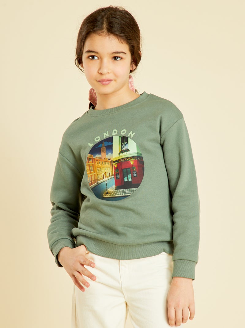 Felpa in tessuto felpato - Unisex GRIGIO - Kiabi