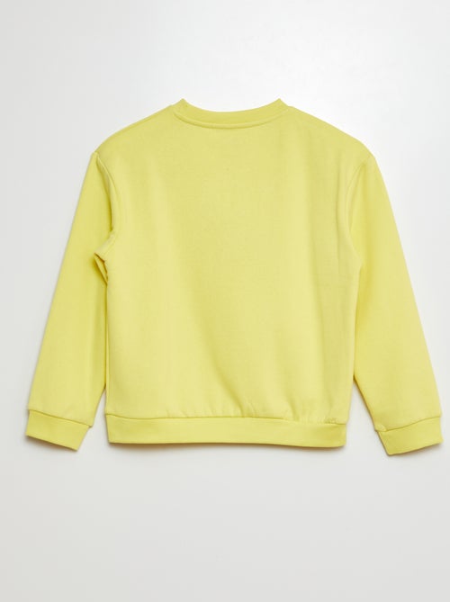 Felpa in tessuto felpato con animazione maglia bouclette - Kiabi