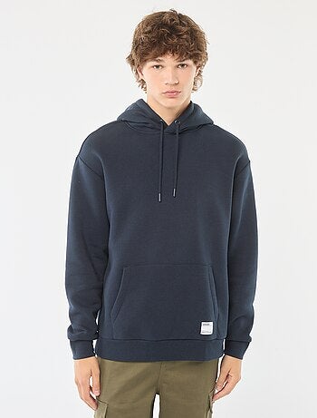 Felpa in tessuto felpato con cappuccio