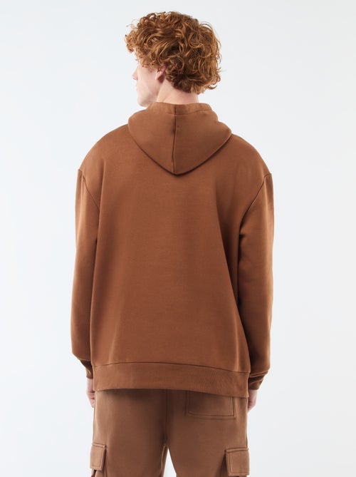 Felpa in tessuto felpato con cappuccio - Kiabi