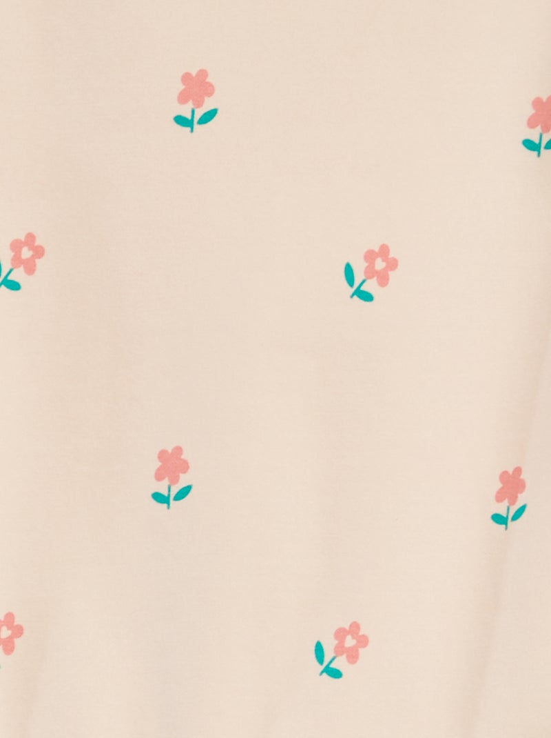 Felpa in tessuto felpato con motivo ROSA - Kiabi