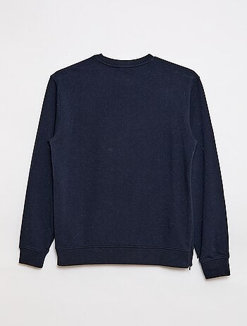 Felpa in tessuto felpato con stampa - So Easy