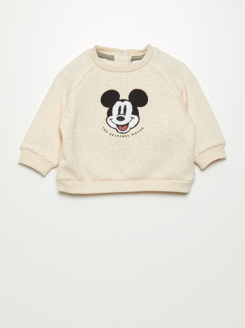 Felpa in tessuto felpato 'Disney' BEIGE - Kiabi