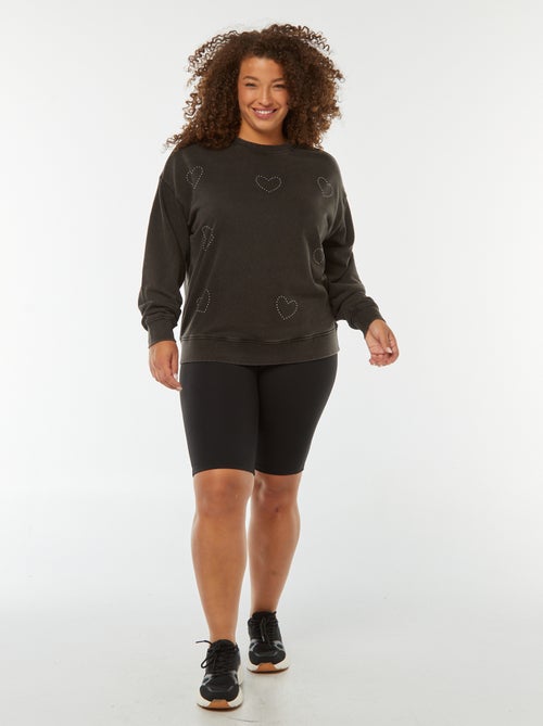 Felpa in tessuto felpato leggero - - Kiabi