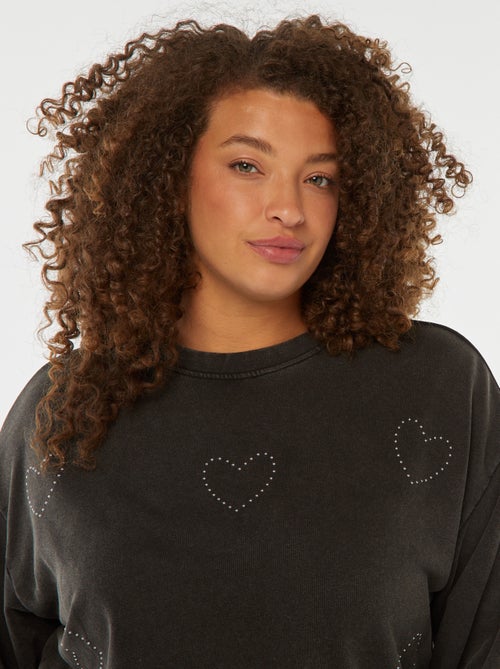 Felpa in tessuto felpato leggero - - Kiabi