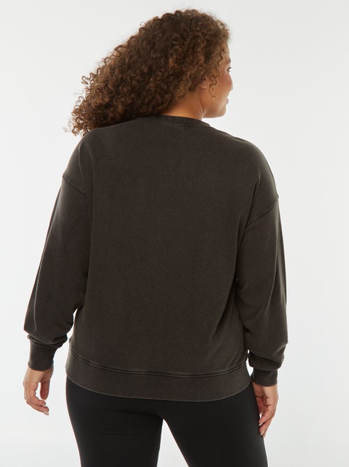 Felpa in tessuto felpato leggero - - Kiabi