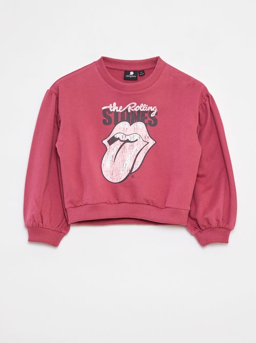 Felpa in tessuto felpato leggero 'The Rolling Stones' - Kiabi