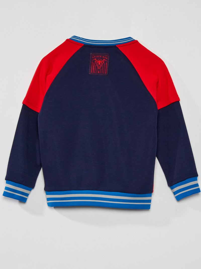 Felpa Spiderman Bambino - Blu, Taglia 6 Anni, 100% Poliestere - Foto 4