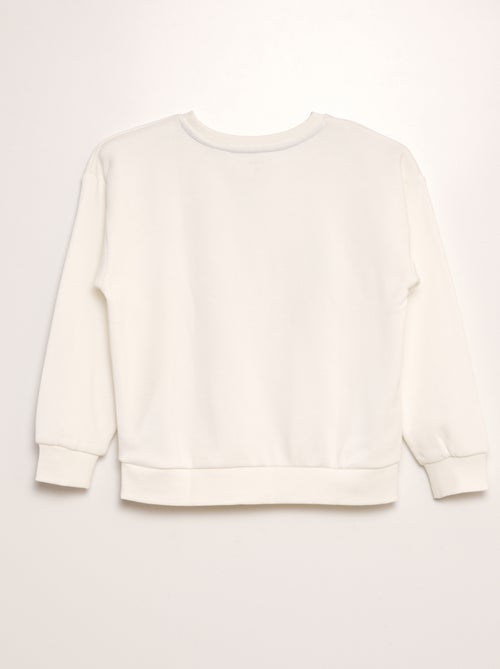 Felpa in tessuto felpato stampato - Fratello e sorella - Kiabi