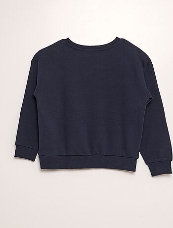 Felpa in tessuto felpato stampato - Fratello e sorella