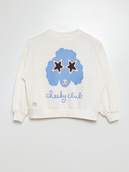 Felpa in tessuto felpato stampato - Graphik Edition - Kiabi