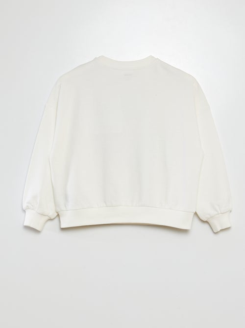 Felpa in tessuto felpato stampato - Graphik Edition - Kiabi