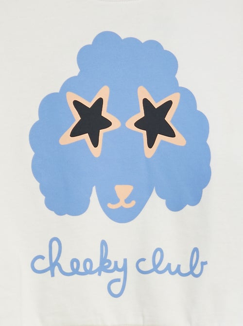 Felpa in tessuto felpato stampato - Graphik Edition - Kiabi