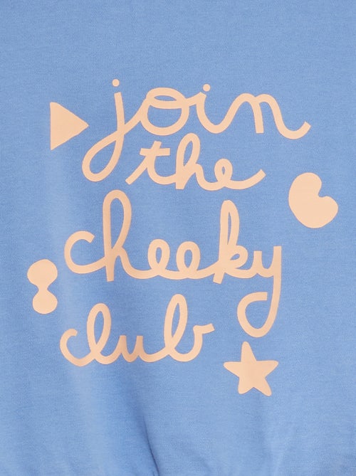 Felpa in tessuto felpato stampato - Graphik Edition - Kiabi