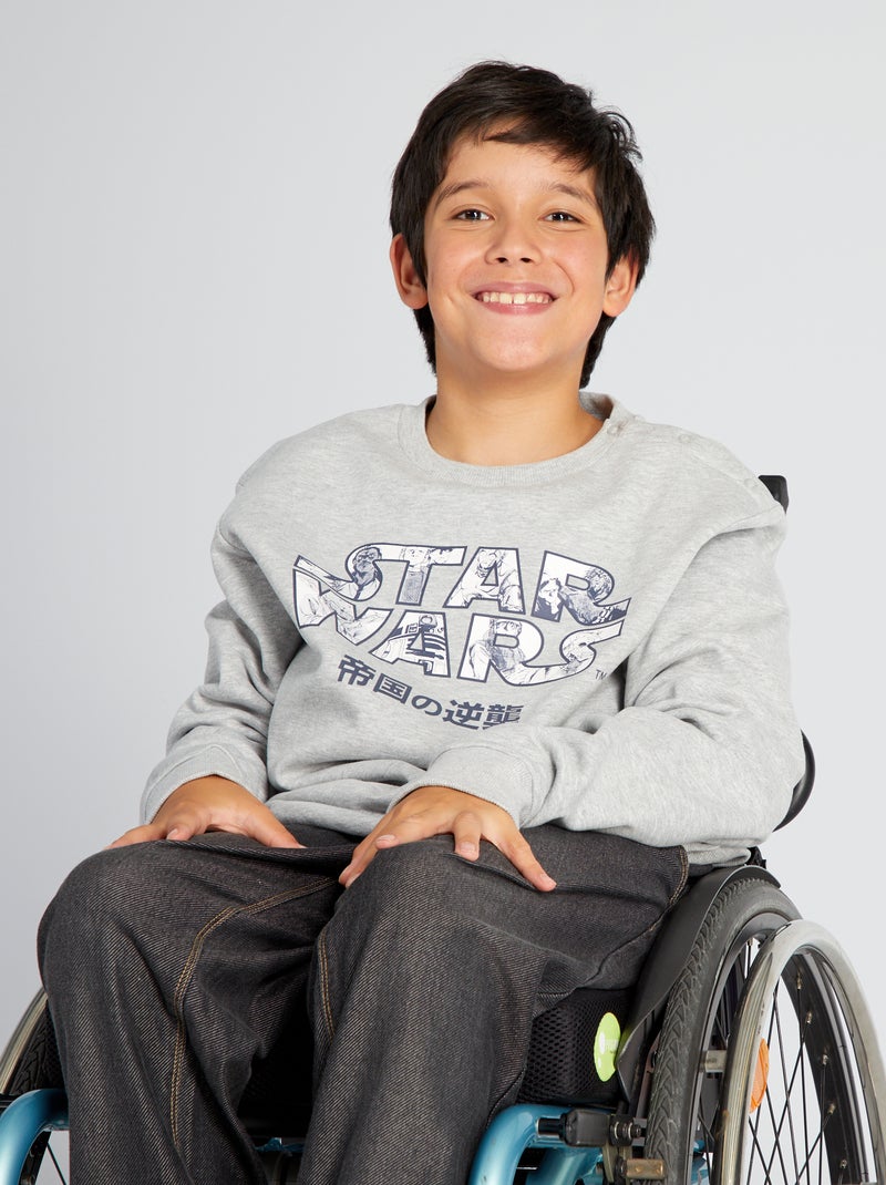 Felpa in tessuto felpato 'Star Wars' - Facile da infilare BIANCO - Kiabi