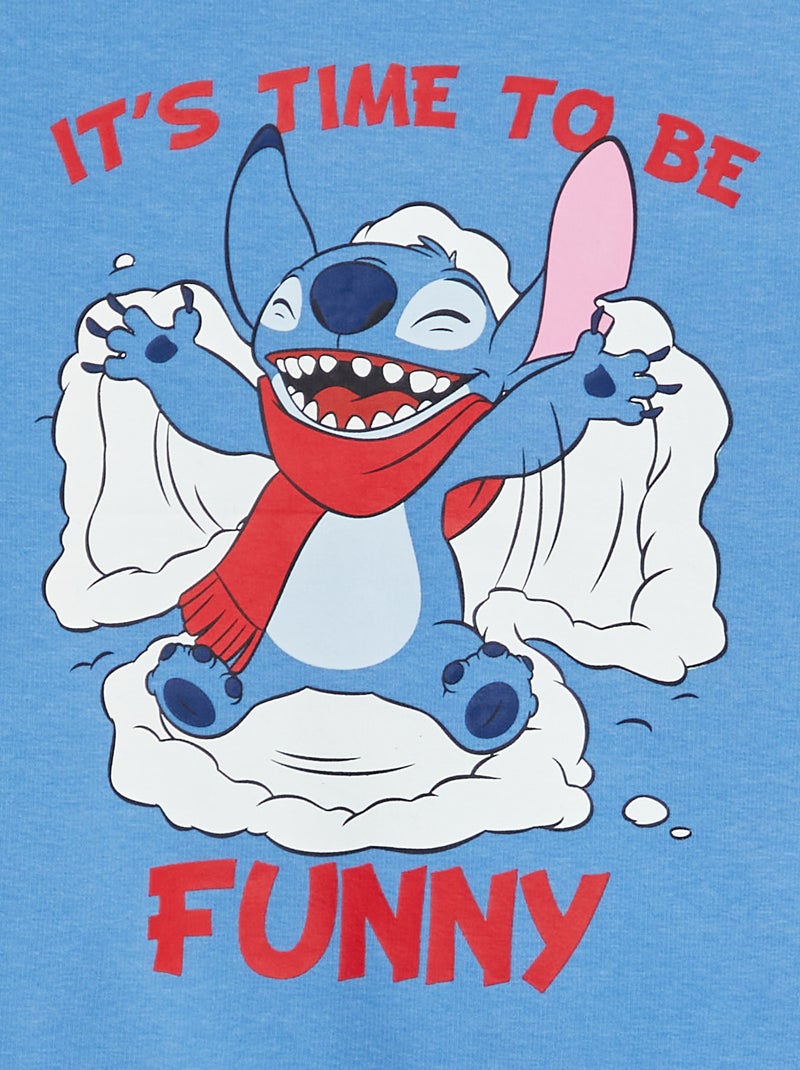 Felpa in tessuto felpato 'Stitch' 'Disney' BLU - Kiabi