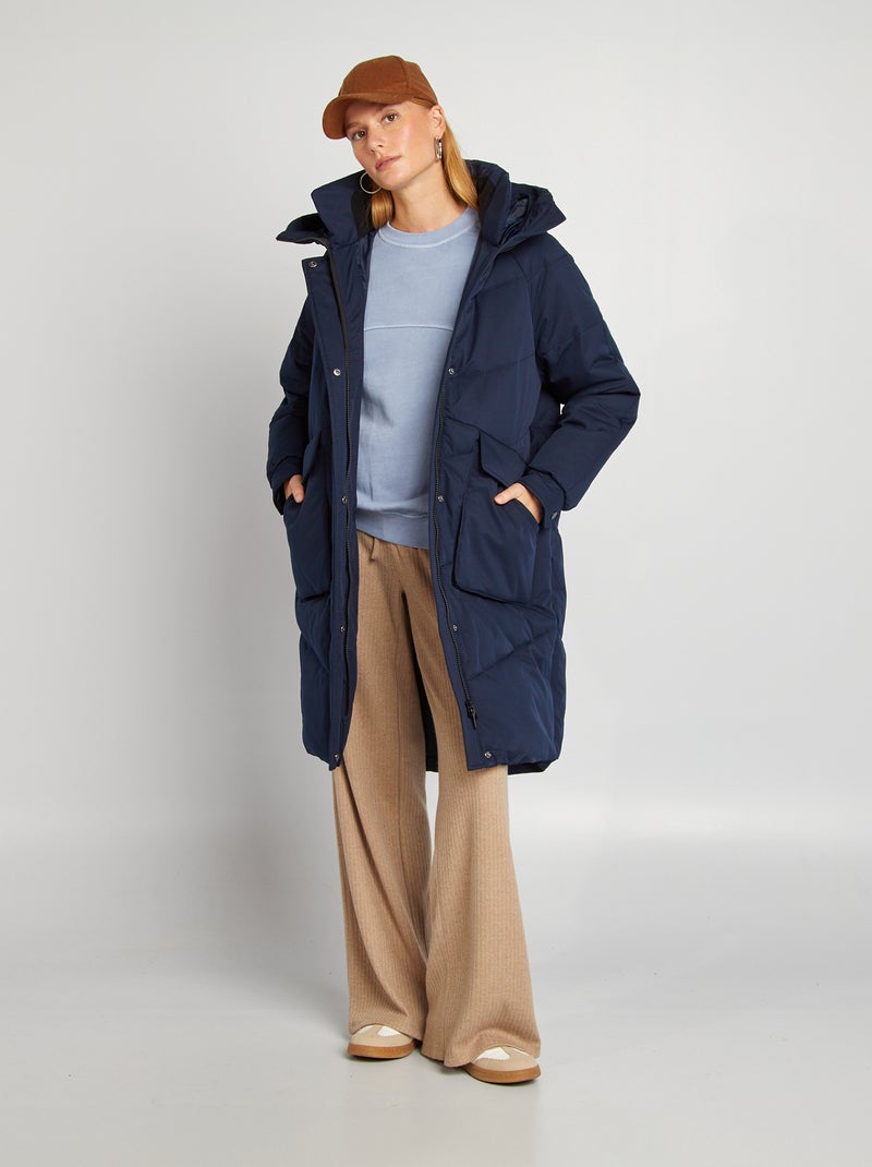 Felpa in tessuto felpato tinta unita BLU - Kiabi