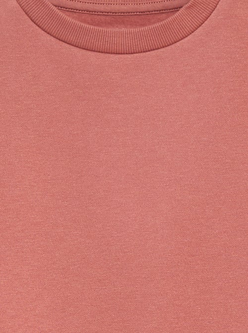 Felpa in tessuto felpato tinta unita - Kiabi