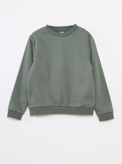 Felpa in tessuto felpato tinta unita - Kiabi