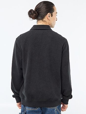 Felpa in tessuto goffrato