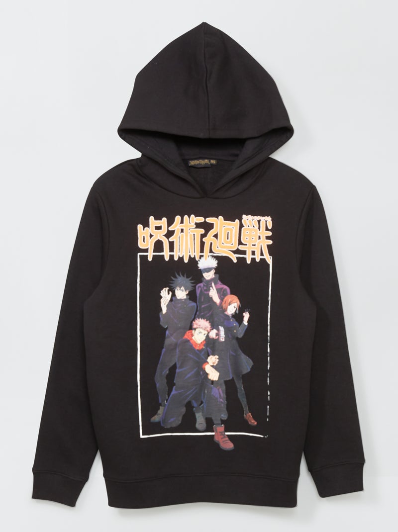 Felpa 'Jujutsu Kaisen' con cappuccio Nero - Kiabi