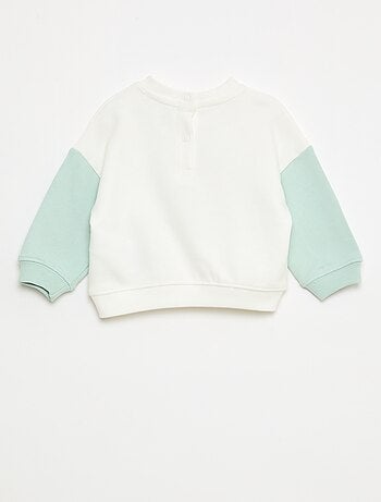 Felpa 'Jurassic World' con maniche a contrasto