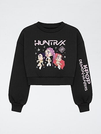 Felpa 'KPop Demon Hunters' a girocollo