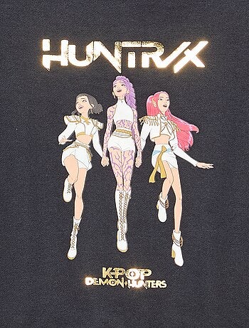 Felpa 'KPop Demon Hunters' a maniche lunghe