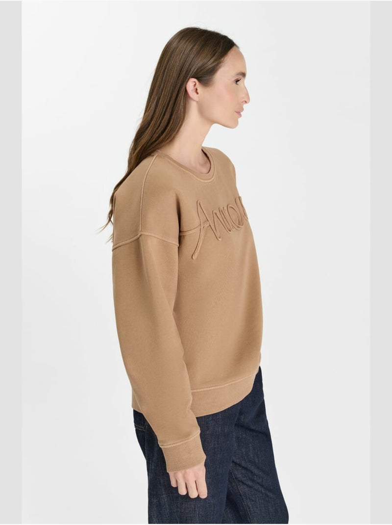 Felpa laccio Beige - Kiabi