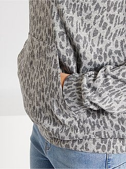 Felpa leggera con cappuccio - Kiabi