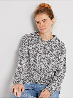 Felpa leggera con cappuccio - Kiabi