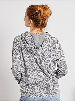 Felpa leggera con cappuccio - Kiabi