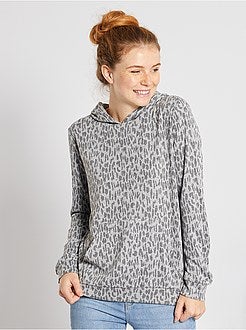 Felpa leggera con cappuccio - Kiabi