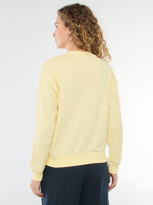 Felpa leggera in felpa garzata con stampa - Kiabi