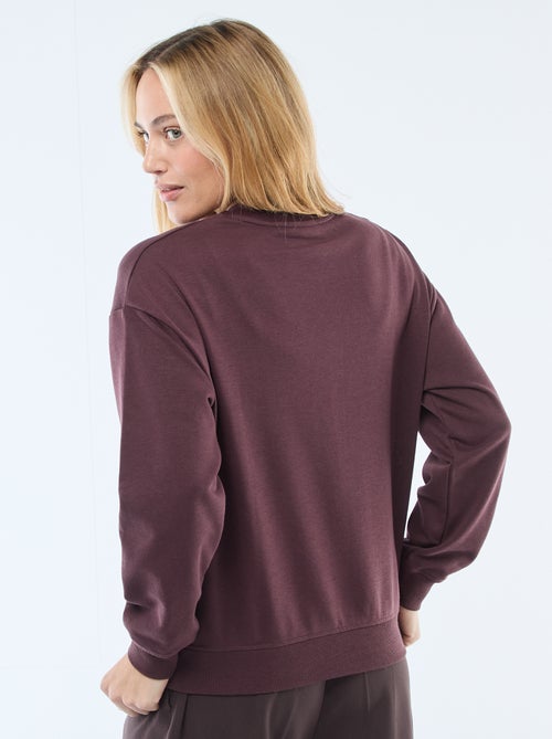 Felpa leggera in felpa garzata con stampa - Kiabi Felpa leggera in felpa garzata con stampa - Kiabi