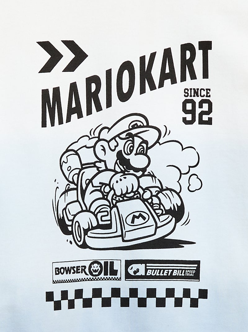 Felpa leggera in felpa 'Mario Kart' Blu - Kiabi