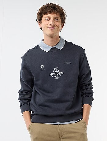 Felpa leggera in mollettone stampata fronte/retro