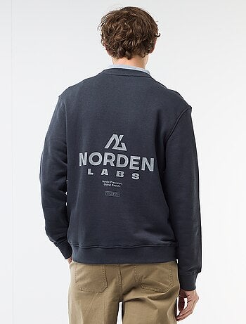 Felpa leggera in mollettone stampata fronte/retro