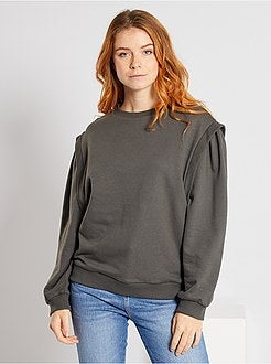 Felpa leggera scollo tondo - Kiabi