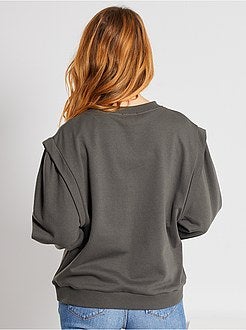 Felpa leggera scollo tondo - Kiabi