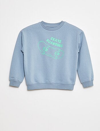 Felpa loose con stampa