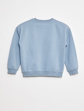 Felpa loose con stampa